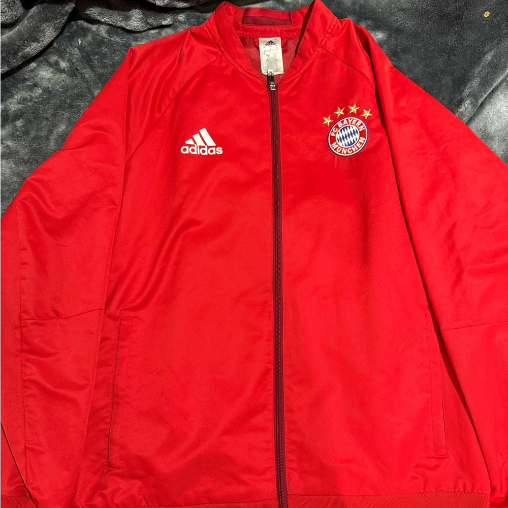 Adidas Red FC Bayern Munich Jacket